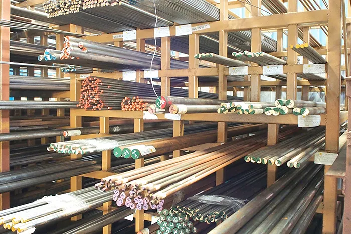 Alloy steel round bar racking