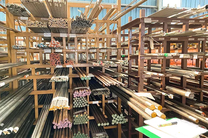Stainless steel stock in the Klang warehouse