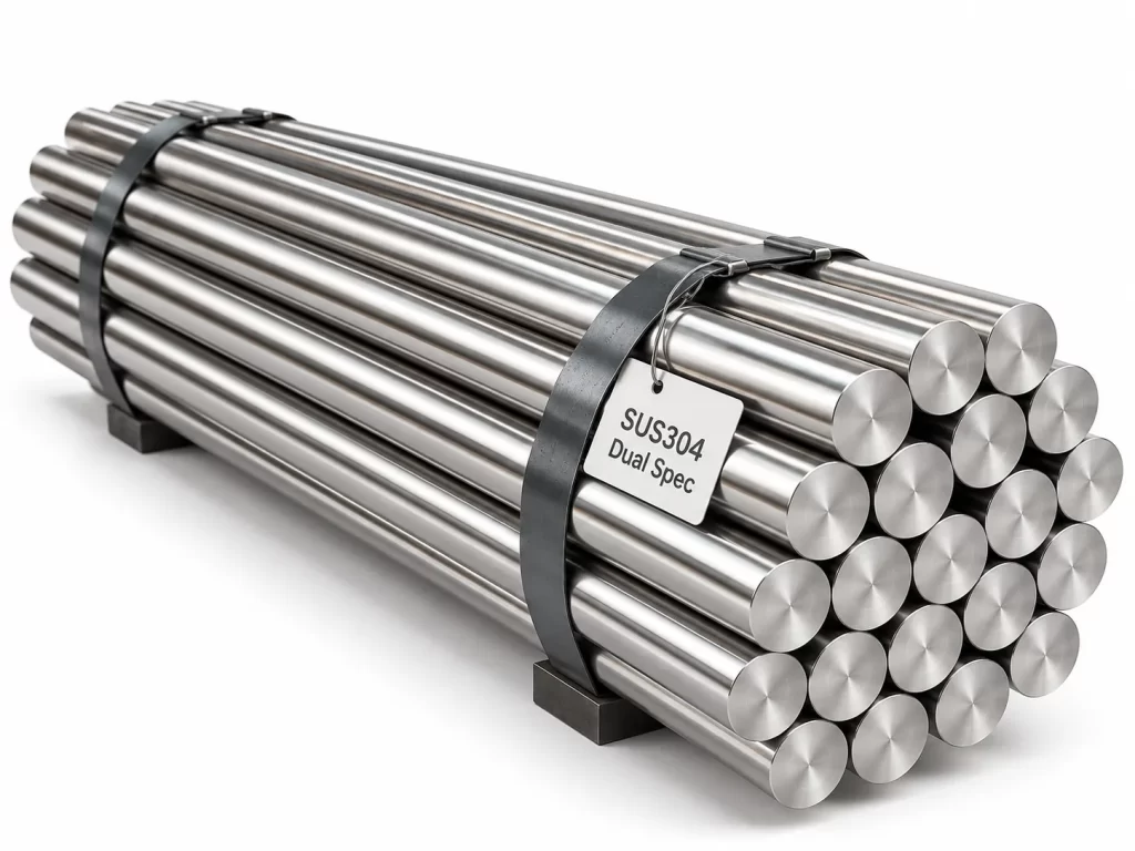 Dual Spec 304/304L Stainless Steel