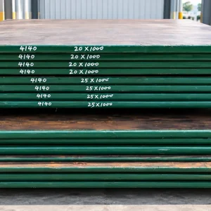 4140 steel plate, bandsaw cut