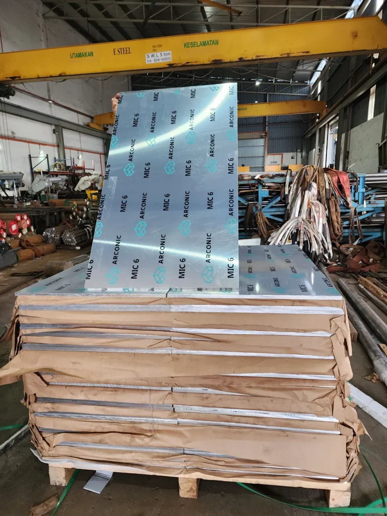 MIC6 aluminium cast plate supplied by E STEEL SDN BHD