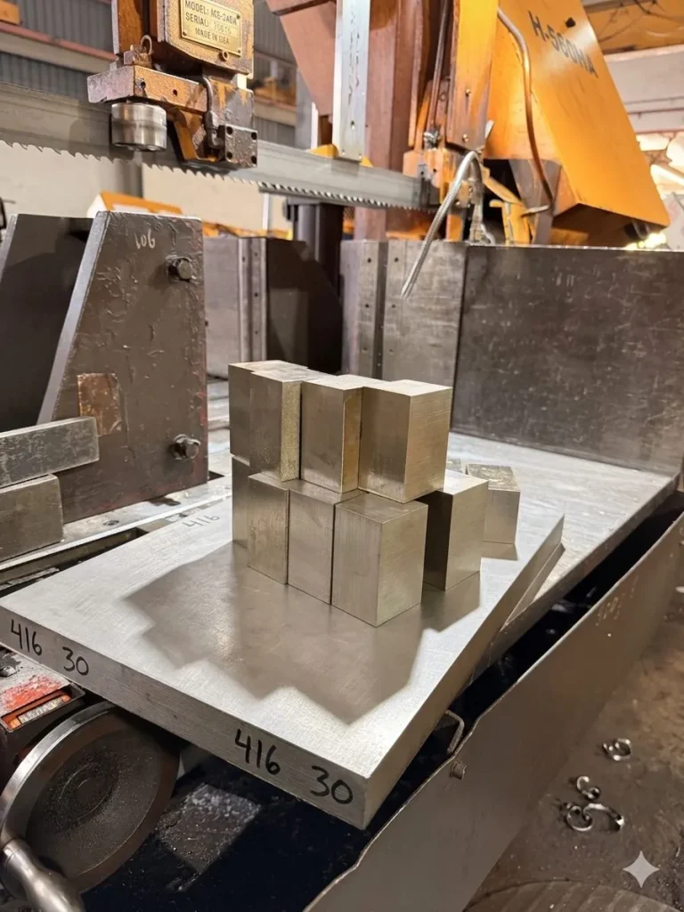 Why Choose Band Saw Cutting Over Plasma Cutting for Stainless Steel? Save Time, Costs, and Material!