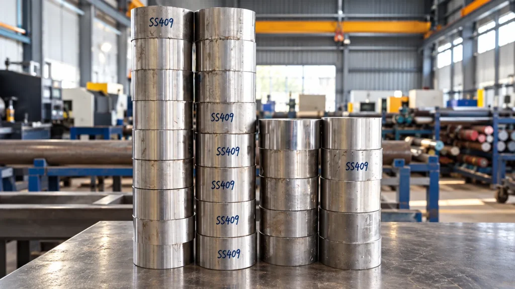 Stacked SS409 stainless steel
