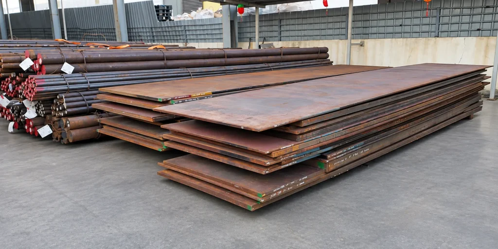 Industrial Steel Plates and Pipe Bundles